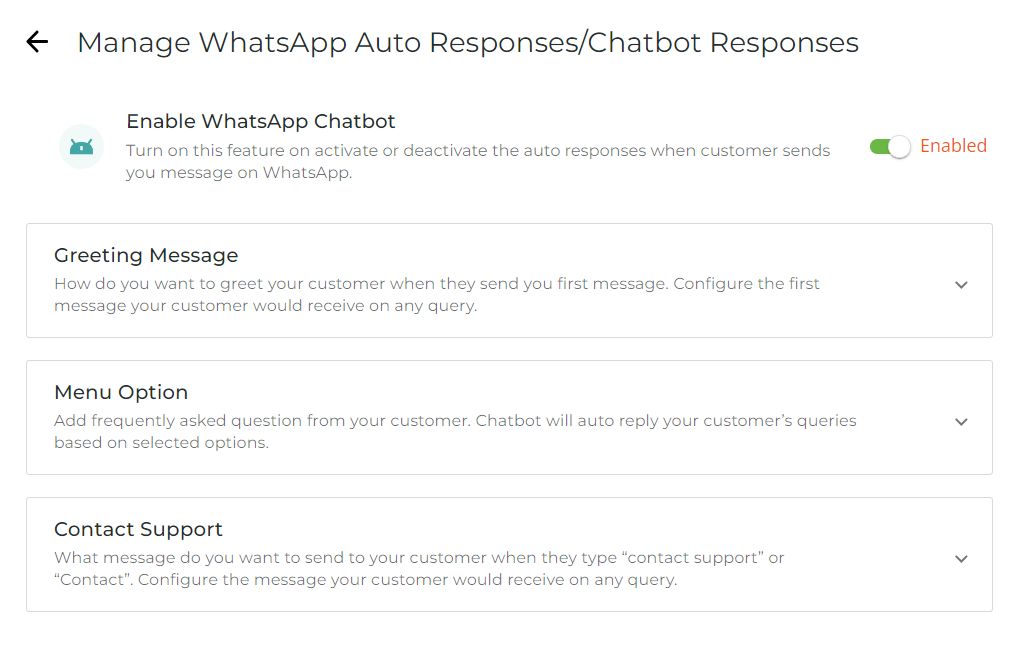 Customer Support with WhatsApp Automation